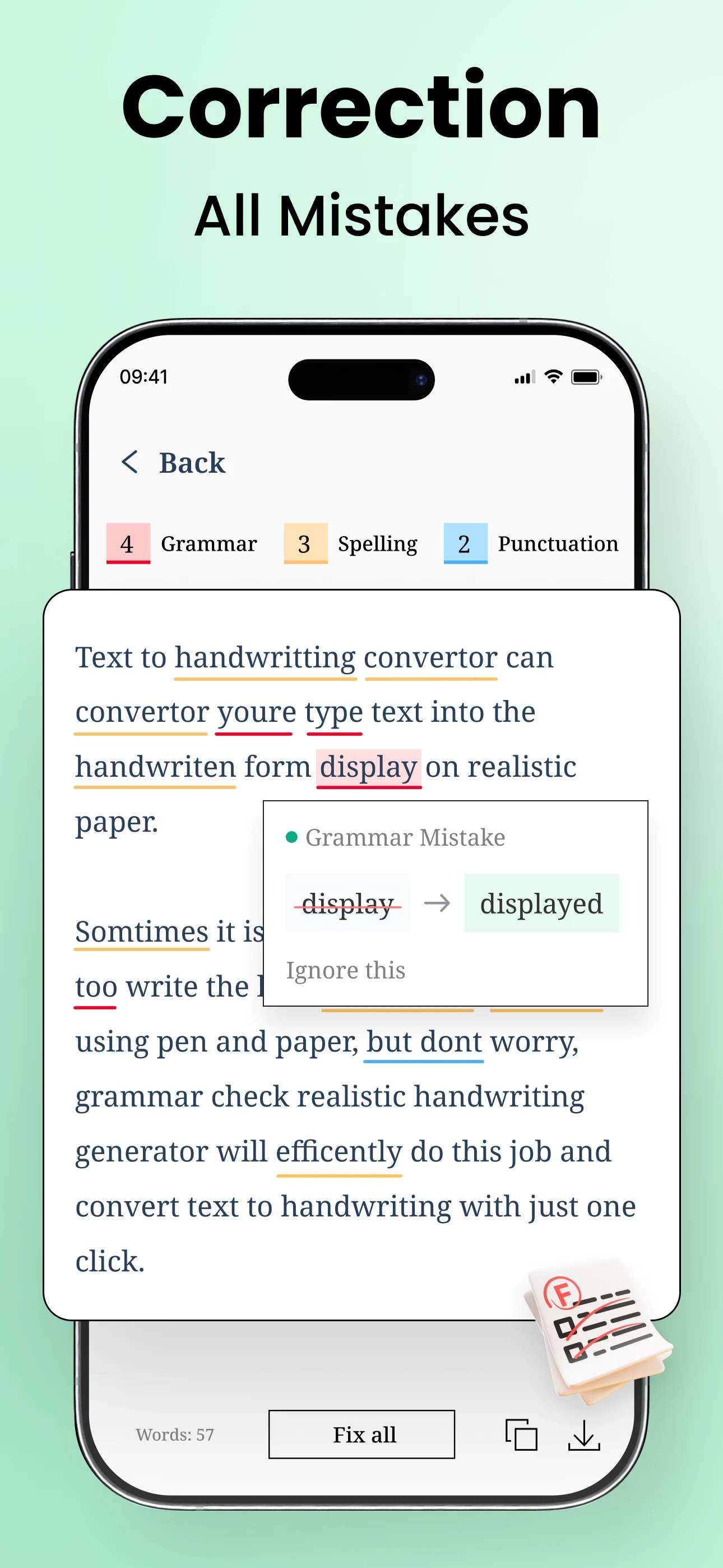 Grammar Check screenshot
